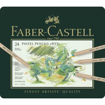 Creioane pastel pitt 24 culori Faber-Castell-1