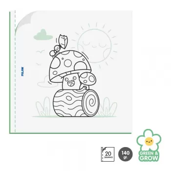 Carte de colorat 4+ Green and Grow Milan-2