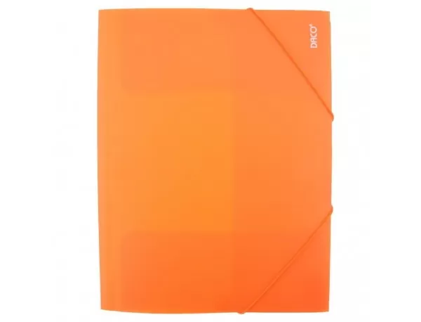 Mapa plastic cu elastic portocalia Daco MP250P-1-IMG-slider