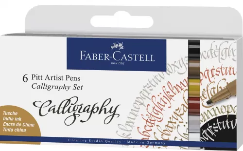 23-Pitt-artist-pen-set-caligrafic-6-buc-Faber~Castell