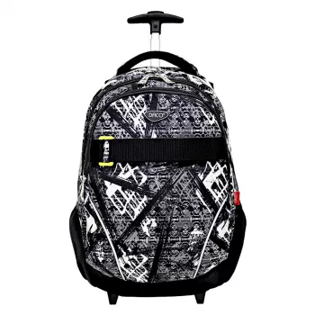 Ghiozdan troler baieti, 44.5 cm, gri Daco GH4618-1