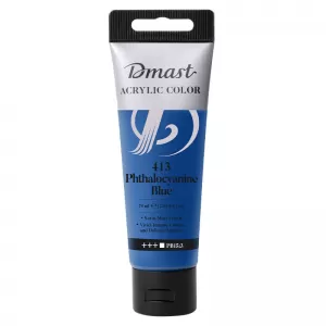 Culori acrilice profesionale, 75 ml, albastru ftalocianin Dmast by Pebeo-1-IMG-nav