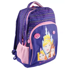 Ghiozdan scolar fete mov, licenta Disney Printese, clasele 1-4, Pigna-2-IMG-nav