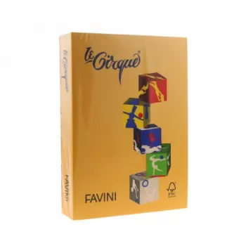 Carton color 160g/mp A4 201 GALBEN AURIU FAVINI-1