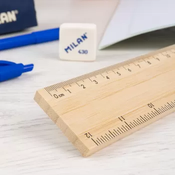 Rigla 30 cm lemn bambus Milan-4