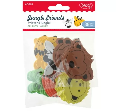 24-Accesorii-craft-~-AD189-Prietenii-junglei-spuma-AA-DACO