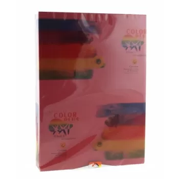Hartie colorată 80g/mp  A4  CLARIANA rosu Christmas-1
