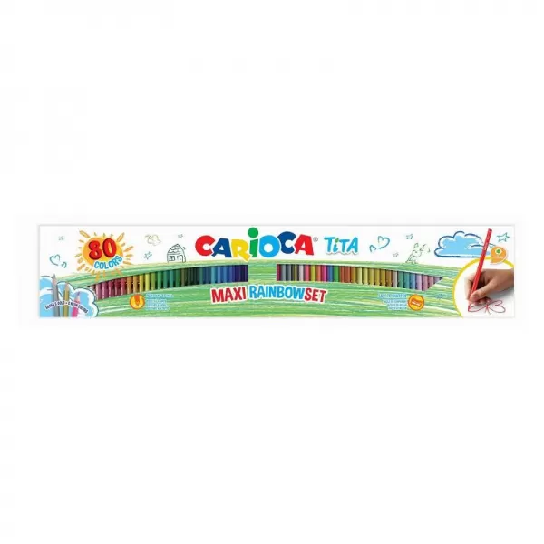 Creioane colorate 80 culori CARIOCA 42890-2-IMG-slider