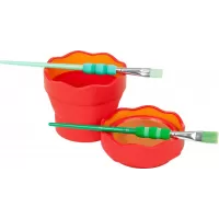 Pahar pictura pliabil, Clik&Go rosu, Faber-Castell-1-IMG-slider-mobile