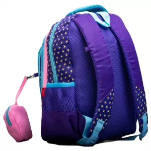 Ghiozdan şcolar fete, imprimeu ponei Little Princess, clasa pregătitoare, 38 cm Daco GH345-2-IMG-nav