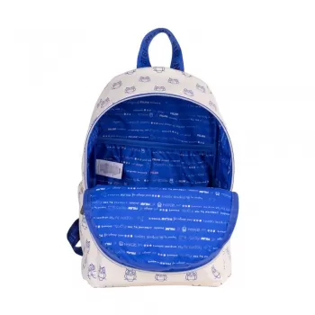 Ghiozdan gradinita, crem, imprimeu bufnita, 33 cm Milan-3