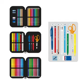 Penar cu 3 fermoare echipat Milan, 49 piese, seria Fingers 081364FRS-4