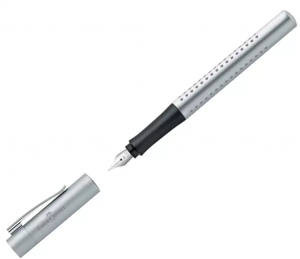 Stilou Faber-Castell Grip 2011 argintiu, penita M-2-IMG-slider