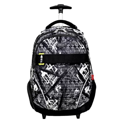Ghiozdan troler baieti, 44.5 cm, gri Daco GH4618-img