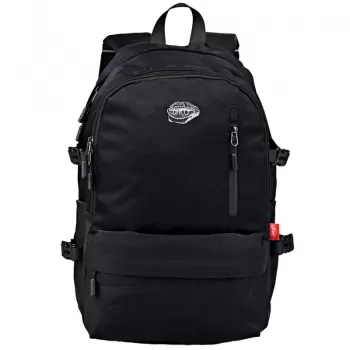 Ghiozdan copii 4 compartimente, negru, 46 cm Daco GH576N-1