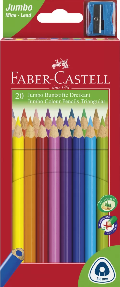 5-Creioane-colorate-jumbo-20-culori-+-ascutitoare-Faber~Castell