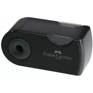 Ascutitoare plastic simpla sleeve-mini neagra Faber-Castell-2-IMG-nav