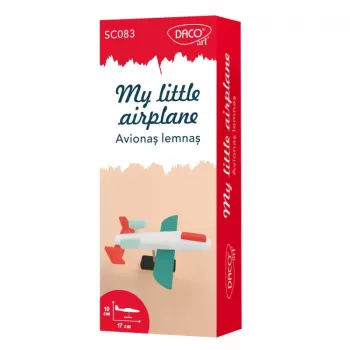 Set Creativ - Avion din lemn - Avionas Lemnas Daco SC083-1