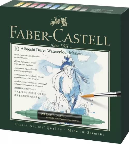 13-Set-10-markere-solubile-a.durer-Faber~Castell