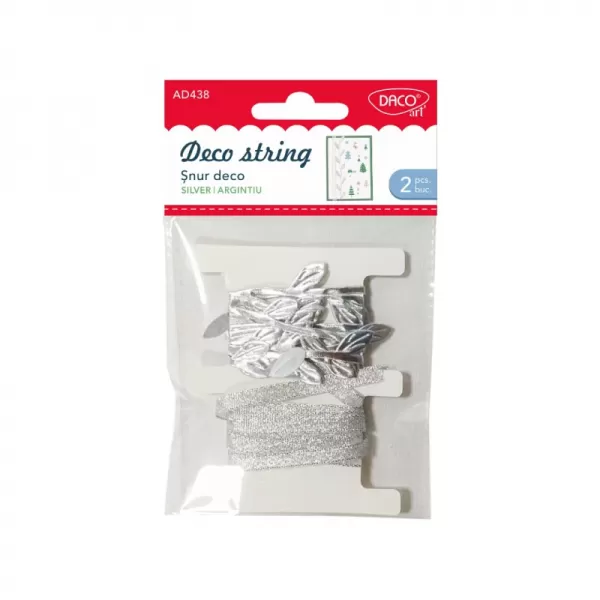 Accesorii craft - şnur decorativ argintiu DACO AD438-1-IMG-slider