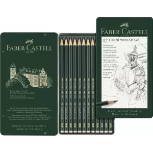 Set arta 12 buc creion grafit castell 9000 Faber-Castell-2-IMG-nav