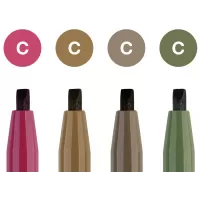 Pitt artist pen caligrafic set 4 buc color Faber-Castell-2-IMG-slider-mobile