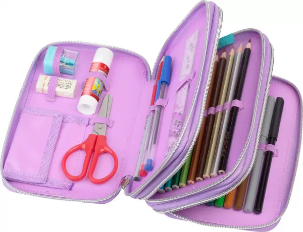 Penar 3 compartimente fete, echipat cu 44 piese, Unicorn 3D Faber-Castell-5-IMG-slider