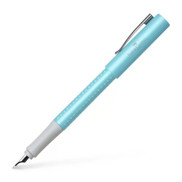 Stilou Faber-Castell Grip 2011, pearl turcoaz, penita F-1-IMG-slider