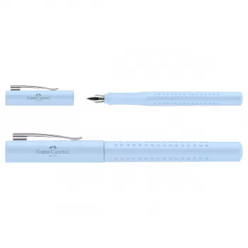 Stilou Faber Castell Grip 2010 albastru Blue Sky, penita M-2