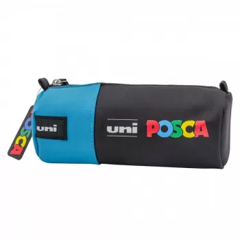 Posca set 16 markere, grosimi diferite in borseta  turcoaz-1