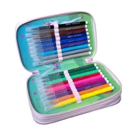 Penar fete cu 3 fermoare, echipat cu 46 piese, Unicorns Daco PE3021E-7-IMG-slider-mobile