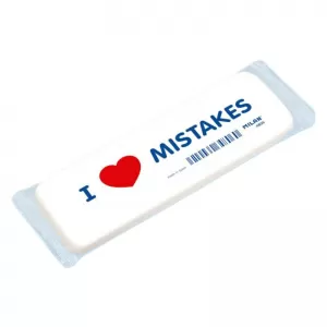 Radiera din cauciuc sintetic I♥Mistakes Milan-1-IMG-nav
