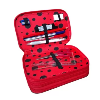 Penar 3 compartimente, echipat cu 46 de piese, Ladybug Daco PE3020E-3