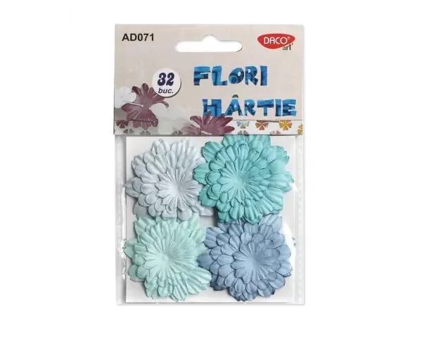 Flori de hartie albastre - accesorii craft - Daco AD071A-1-IMG-slider