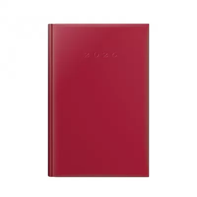 Agenda A5 datata Herlitz, 352 pagini, coperta rosie-img