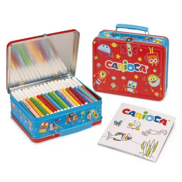 Carioci set 100 bucati in cutie metalica Carioca 42500-2-IMG-slider
