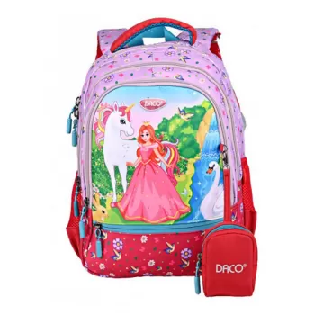 Ghiozdan fete clasa pregatitoare, unicorn Princess, 38 cm Daco GH3014-1