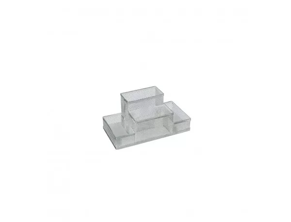 Suport birou 4 compartimente argintiu ECADA-1-IMG-slider