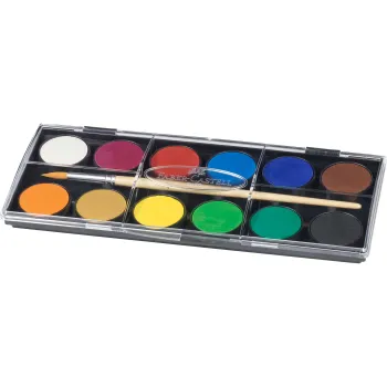 Acuarele pastile Faber-Castell, 12 culori 30 mm-2