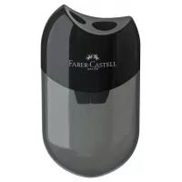 Ascutitoare plastic dubla cu container neagra Faber-Castell-1-IMG-slider-mobile