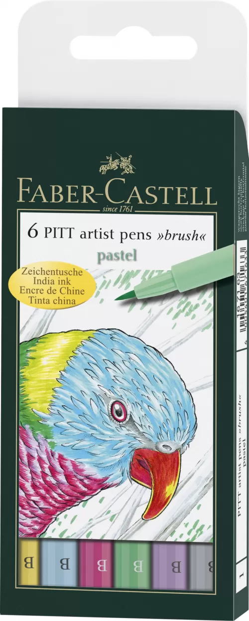 1-Pitt-artist-pen-set-6-buc-pastel-Faber~Castell