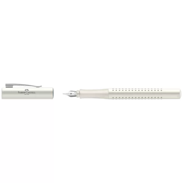 Stilou Faber-Castell grip 2010 alb cocos, penita B-2-IMG-slider