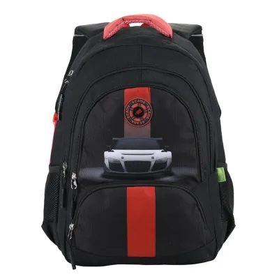 Ghiozdan baieti negru, gimnaziu si liceu, 46 cm Ecada 61498-img