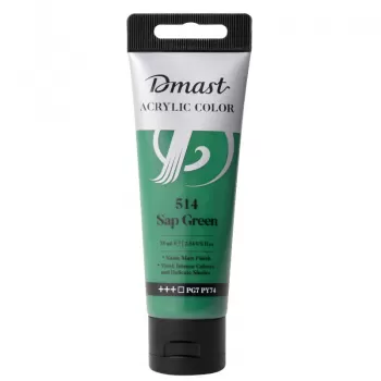 Culori acrilice profesionale, 75 ml, verde sap Dmast by Pebeo-1