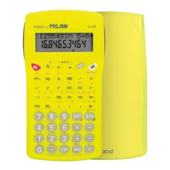 Calculator stiintific 10 DG, galben acid, Milan 159005YBL-2