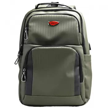 Rucsac laptop kaki, 3 compartimente, 47 cm Daco GH661-1