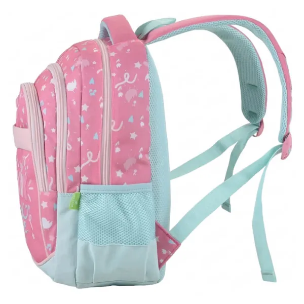 Ghiozdan 41 cm, clasele 0-2, roz Enjoy Life Ecada 614008-2-IMG-slider
