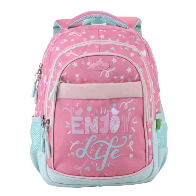 Ghiozdan 41 cm, clasele 0-2, roz Enjoy Life Ecada 614008-img