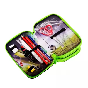 Penar echipat baieti, 3 compartimente, 46 piese, imprimeu fotbal Daco PE3003E-2-IMG-nav