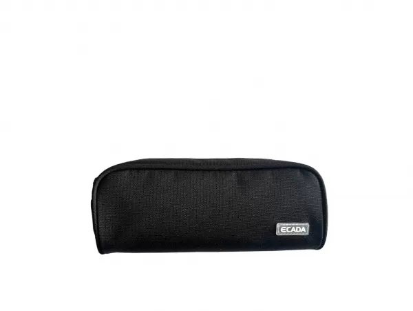 Penar etui uni negru, 1 fermoar Ecada 78033N-1-IMG-slider